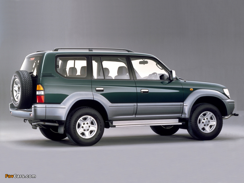 Pictures of Toyota Land Cruiser Prado 5-door JP-spec (J95W) 1996–99 (800 x 600)