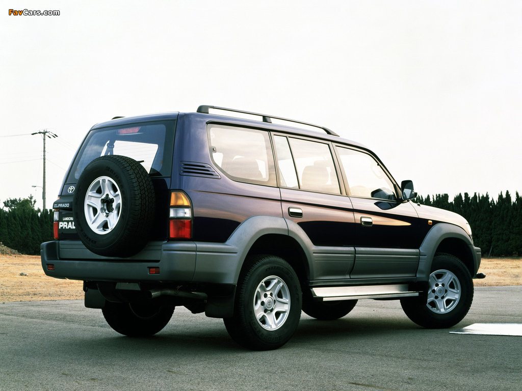 Pictures of Toyota Land Cruiser Prado 5-door JP-spec (J95W) 1996–99 (1024 x 768)