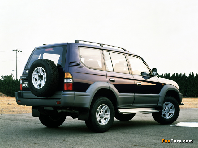 Pictures of Toyota Land Cruiser Prado 5-door JP-spec (J95W) 1996–99 (640 x 480)