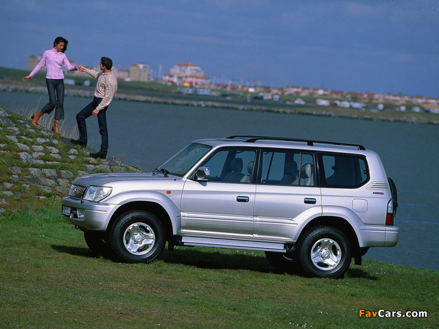 Pictures of Toyota Land Cruiser 90 5-door 50th Anniversary (J95W) 2001 (640 x 480)