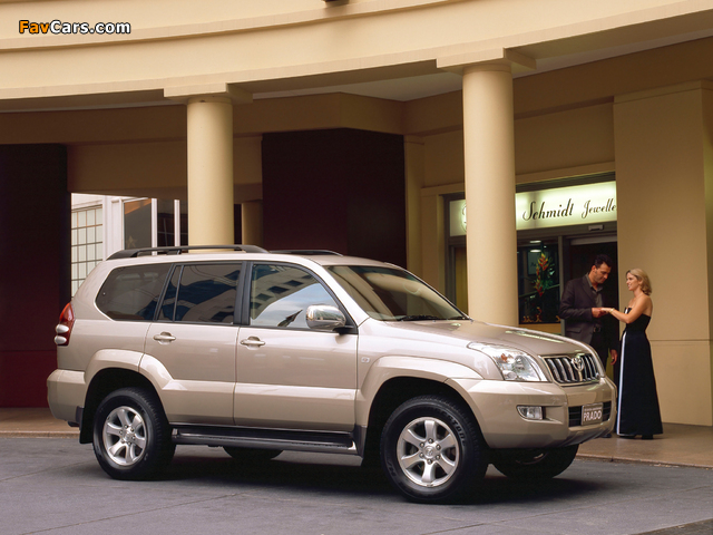 Pictures of Toyota Land Cruiser Prado Grande 5-door AU-spec (J120W) 2003–09 (640 x 480)