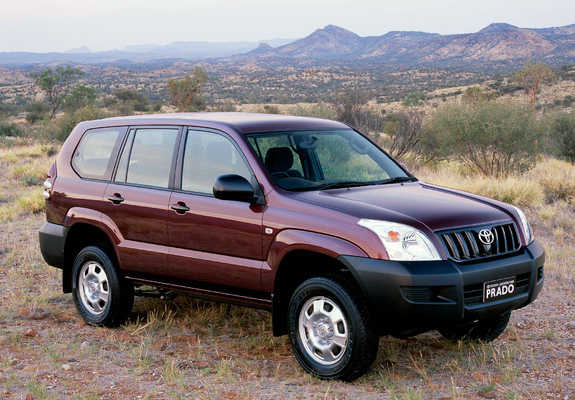 Pictures of Toyota Land Cruiser Prado GX 5-door AU-spec (J120W) 2003–09