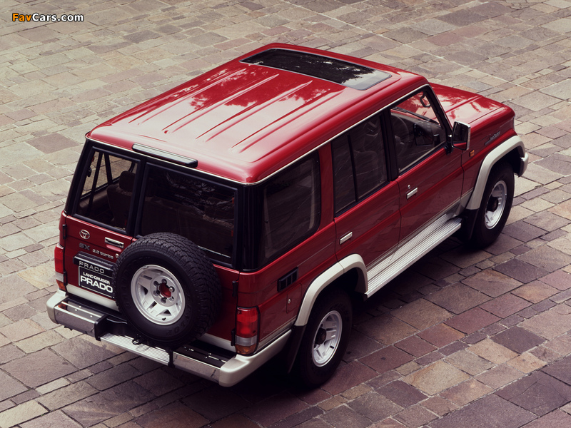 Toyota Land Cruiser Prado (J78) 1990–96 photos (800 x 600)