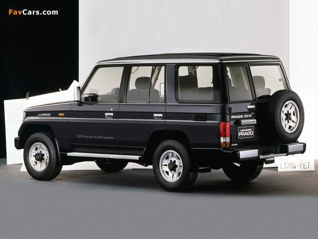 Toyota Land Cruiser Prado (J78) 1990–96 photos (640 x 480)