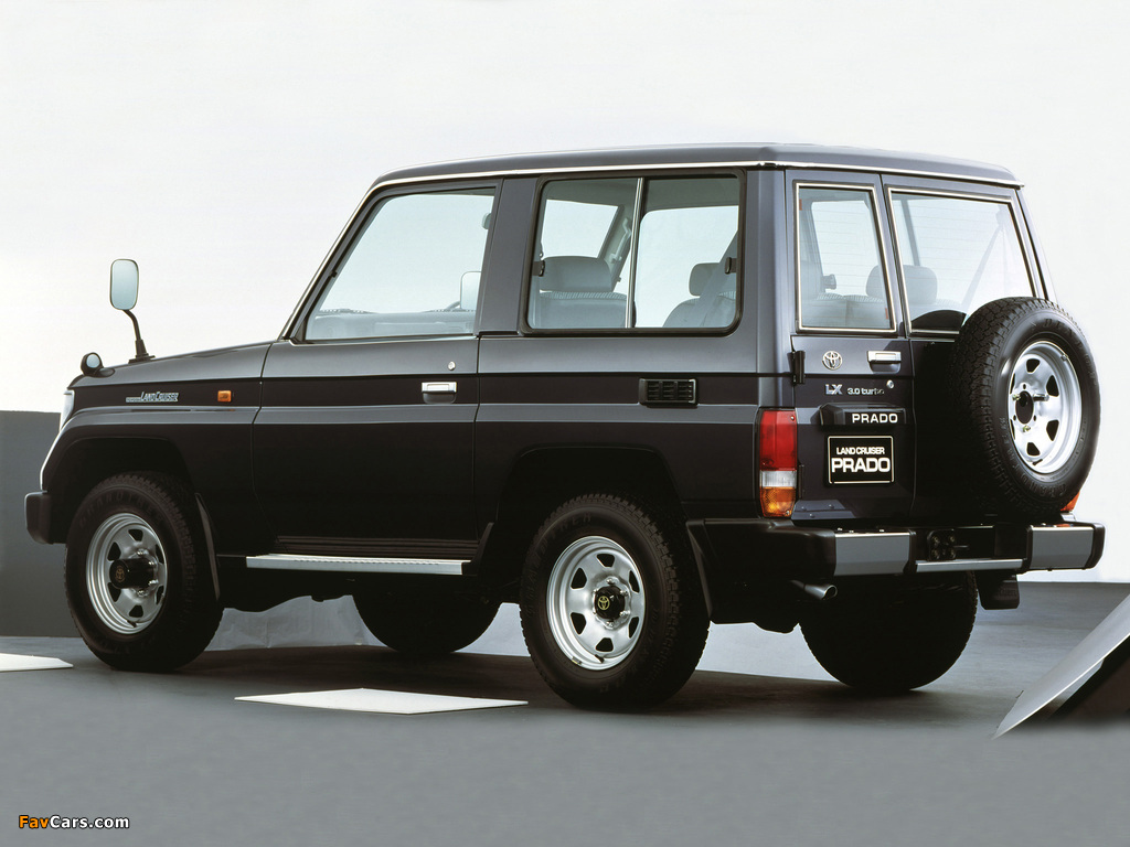 Toyota Land Cruiser Prado (LJ71G) 1990–96 photos (1024 x 768)