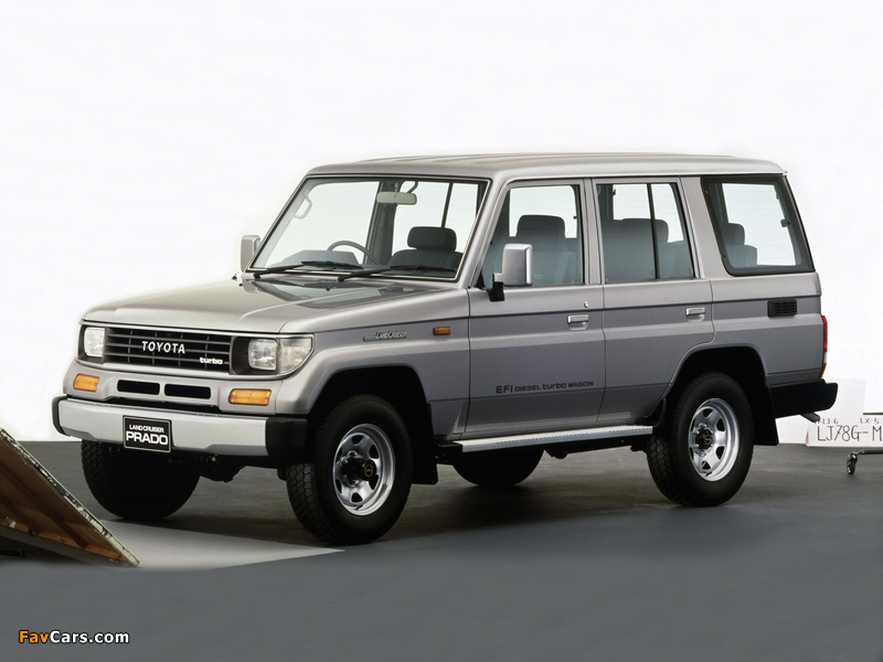 Toyota Land Cruiser Prado (J78) 1990–96 pictures (800 x 600)