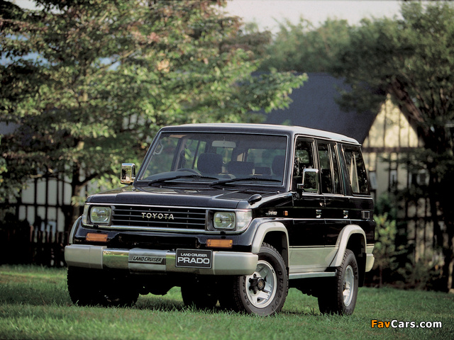 Toyota Land Cruiser Prado (J78) 1990–96 pictures (640 x 480)
