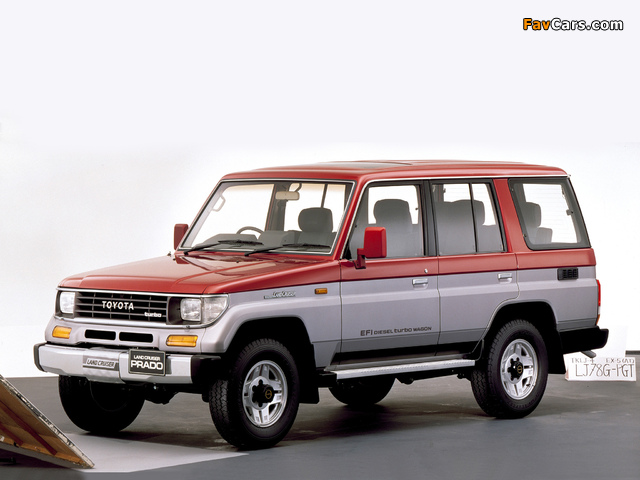 Toyota Land Cruiser Prado (J78) 1990–96 wallpapers (640 x 480)