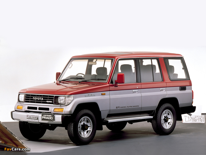 Toyota Land Cruiser Prado (J78) 1990–96 wallpapers (800 x 600)