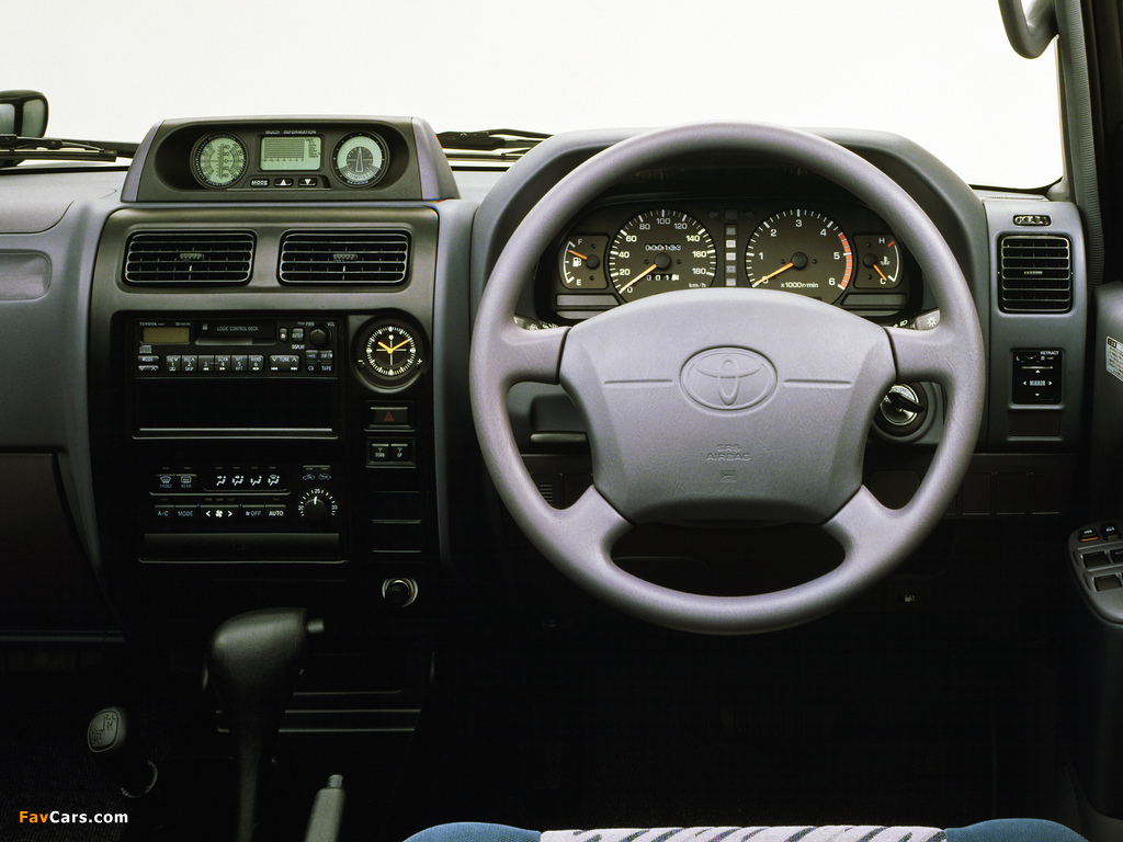 Toyota Land Cruiser Prado 5-door JP-spec (J95W) 1996–99 images (1024 x 768)