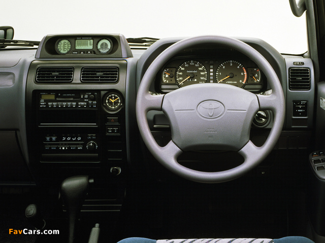 Toyota Land Cruiser Prado 5-door JP-spec (J95W) 1996–99 images (640 x 480)