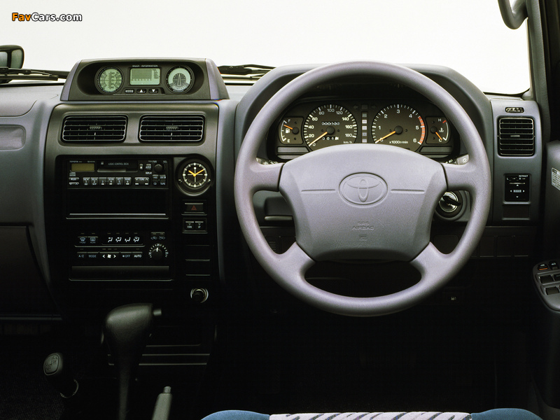 Toyota Land Cruiser Prado 5-door JP-spec (J95W) 1996–99 images (800 x 600)