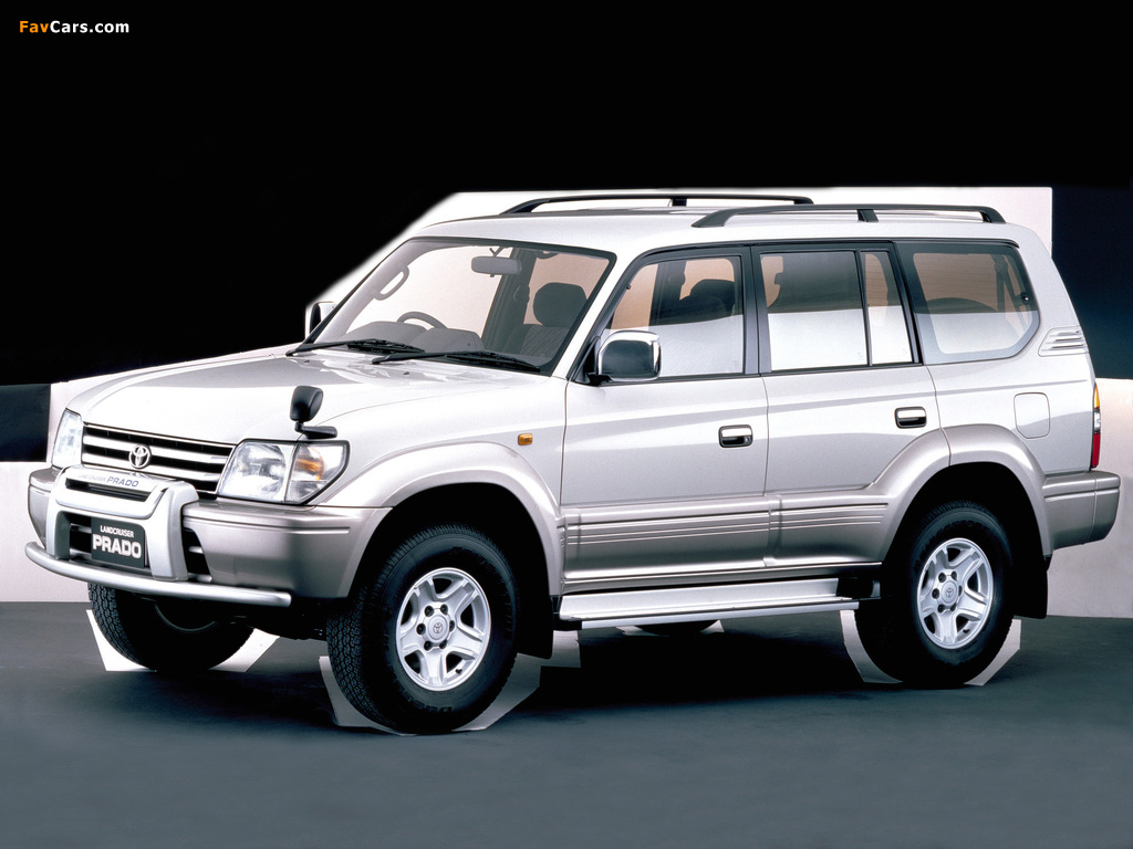 Toyota Land Cruiser Prado 5-door JP-spec (J95W) 1996–99 photos (1024 x 768)