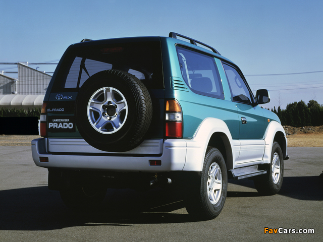 Toyota Land Cruiser Prado 3-door (J90W) 1996–99 wallpapers (640 x 480)