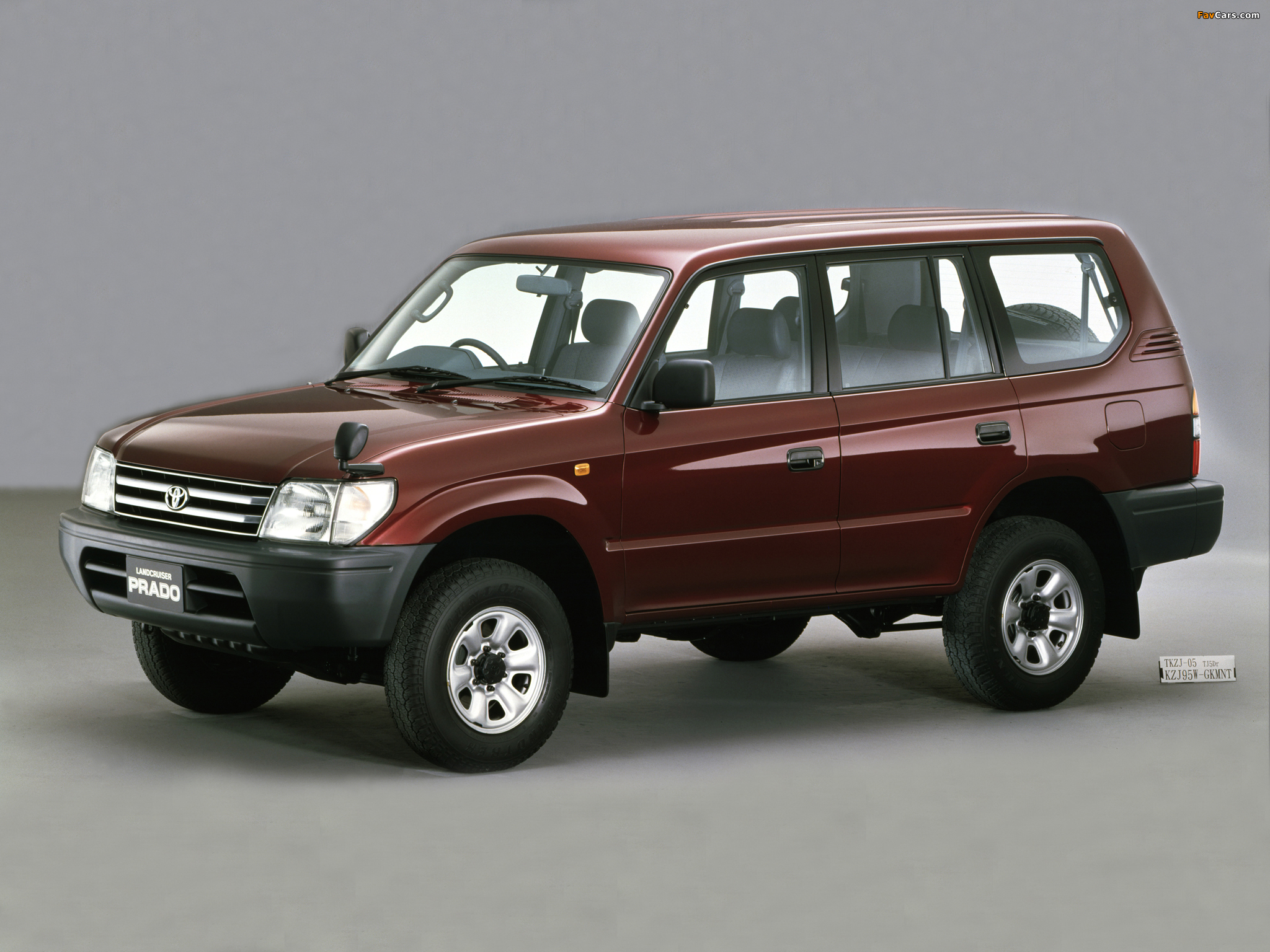 Toyota Land Cruiser Prado 5-door JP-spec (J95W) 1996–99 wallpapers (2048 x 1536)