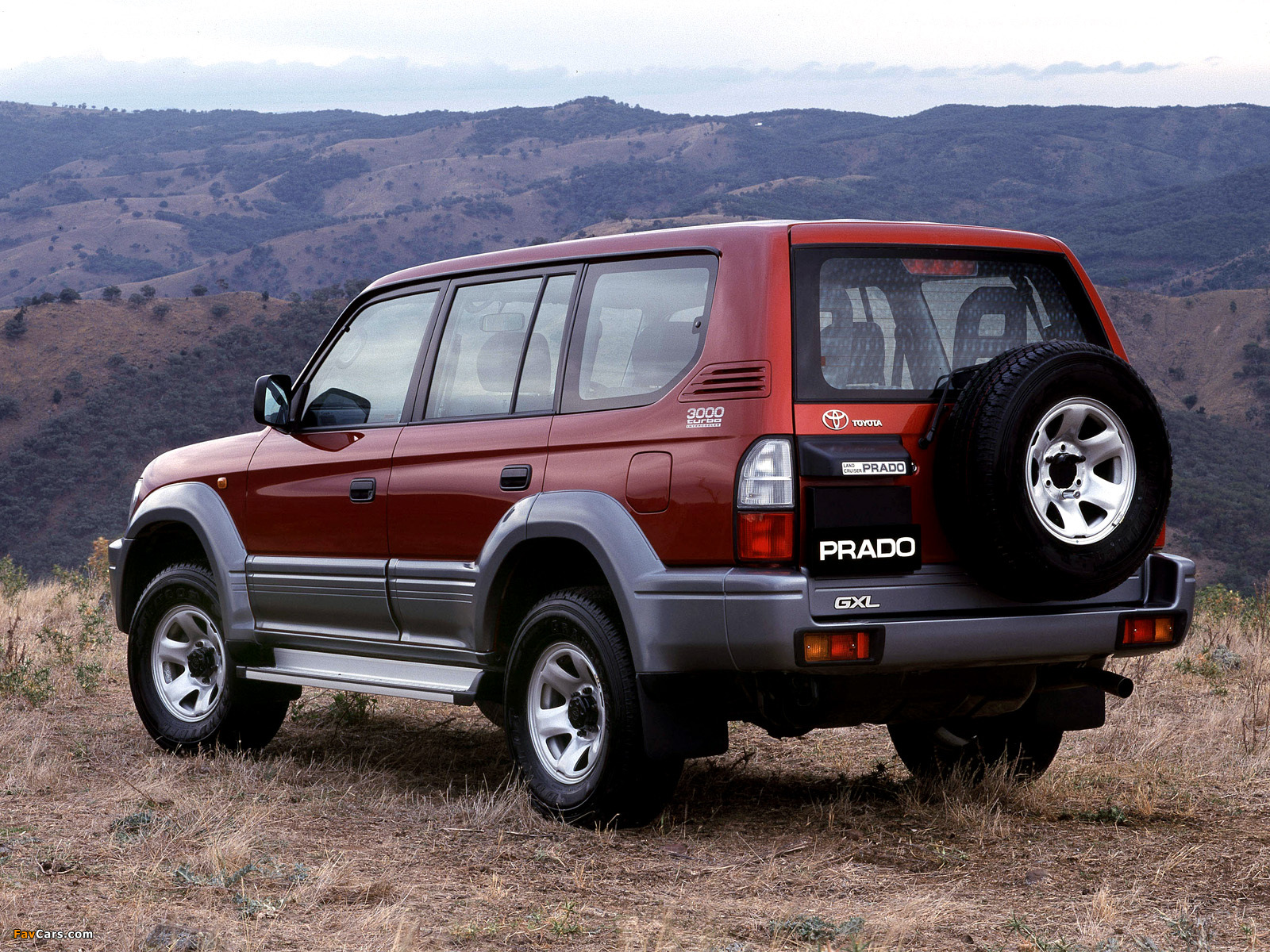 Toyota Land Cruiser Prado GXL 5-door AU-spec (J95W) 1999–2002 images (1600 x 1200)