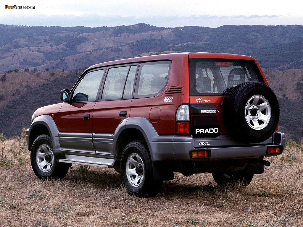 Toyota Land Cruiser Prado GXL 5-door AU-spec (J95W) 1999–2002 images (1024 x 768)