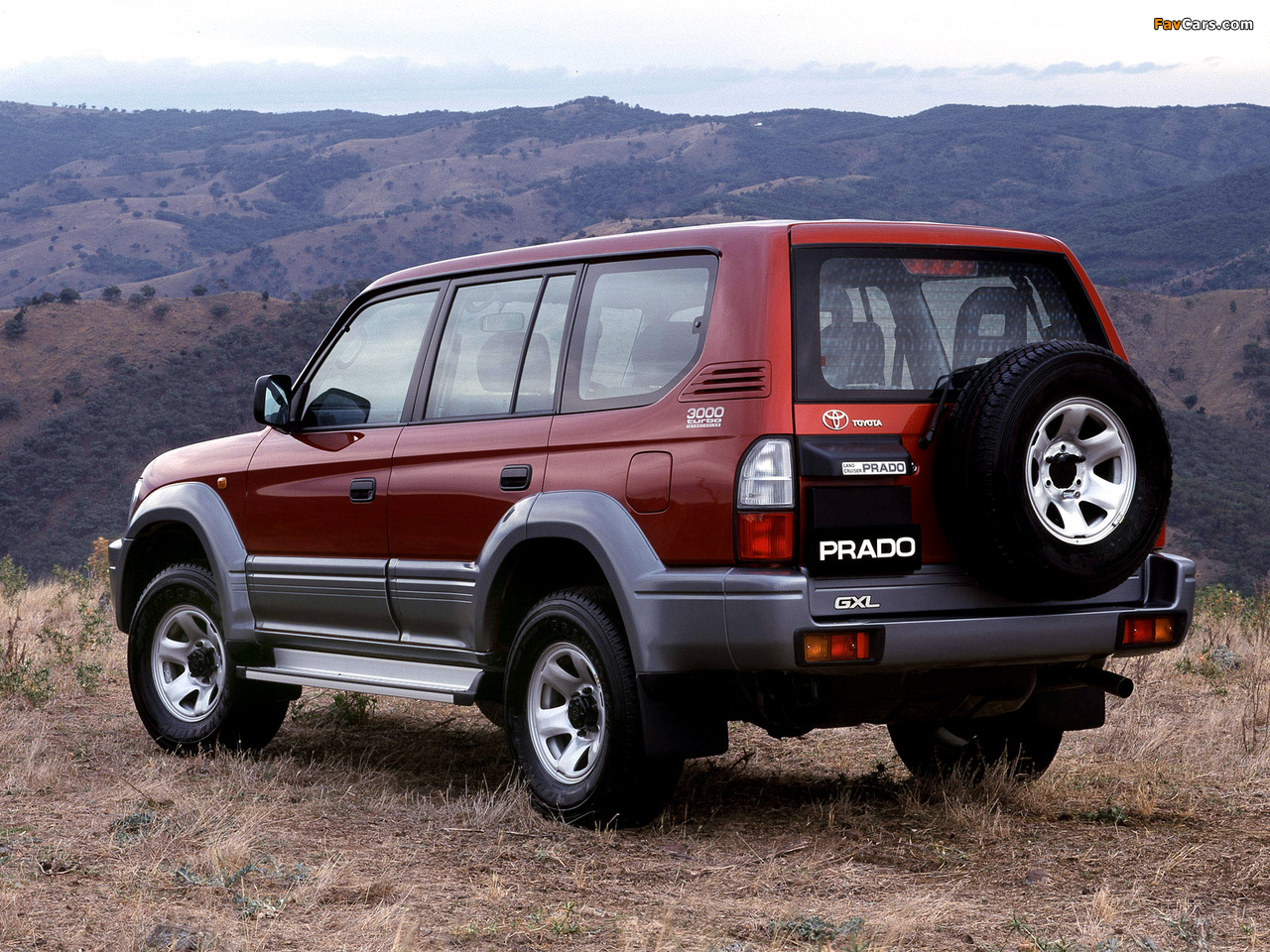 Toyota Land Cruiser Prado GXL 5-door AU-spec (J95W) 1999–2002 images (1280 x 960)