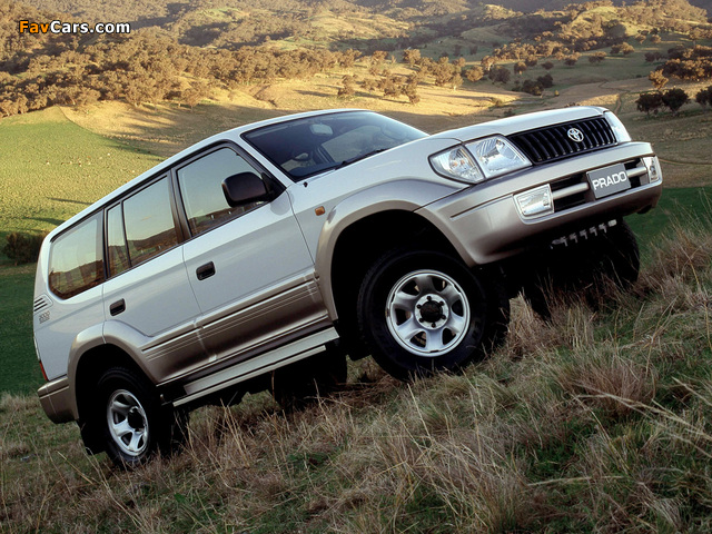 Toyota Land Cruiser Prado GXL 5-door AU-spec (J95W) 1999–2002 pictures (640 x 480)