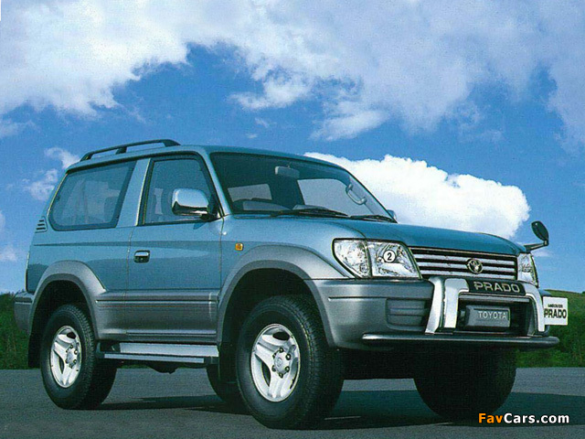 Toyota Land Cruiser Prado 3-door JP-spec (J90W) 1999–2002 pictures (640 x 480)