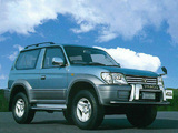 Toyota Land Cruiser Prado 3-door JP-spec (J90W) 1999–2002 pictures