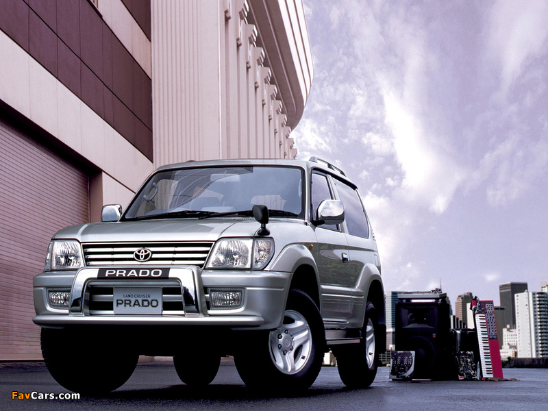 Toyota Land Cruiser Prado 3-door JP-spec (J90W) 1999–2002 wallpapers (800 x 600)