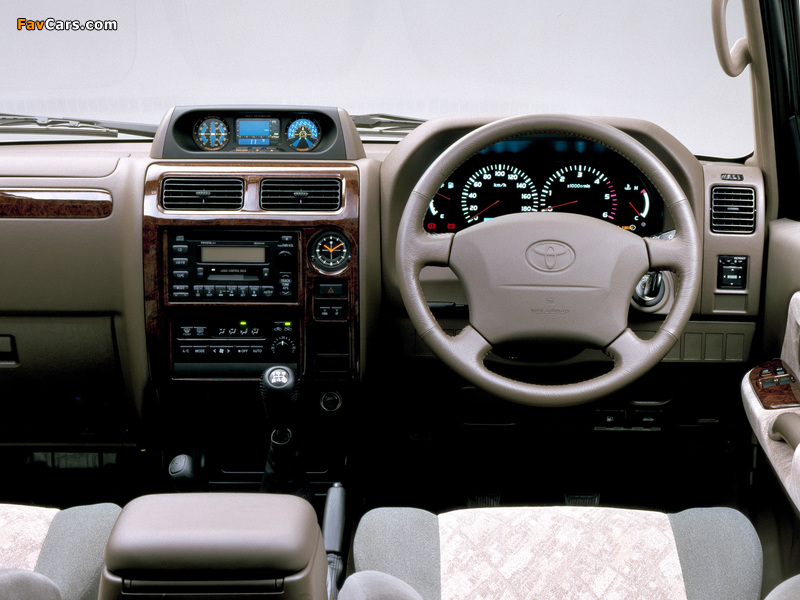 Toyota Land Cruiser Prado 3-door JP-spec (J90W) 1999–2002 wallpapers (800 x 600)