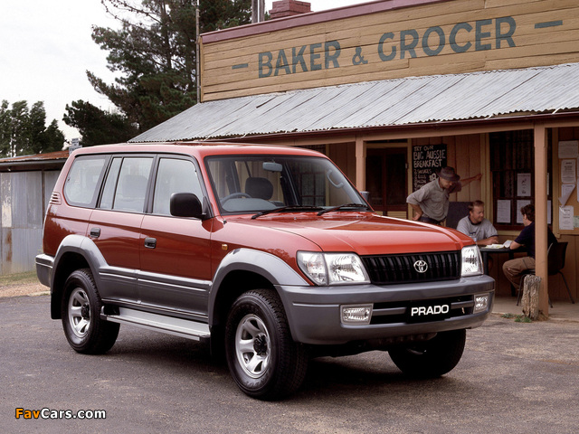 Toyota Land Cruiser Prado GXL 5-door AU-spec (J95W) 1999–2002 wallpapers (640 x 480)