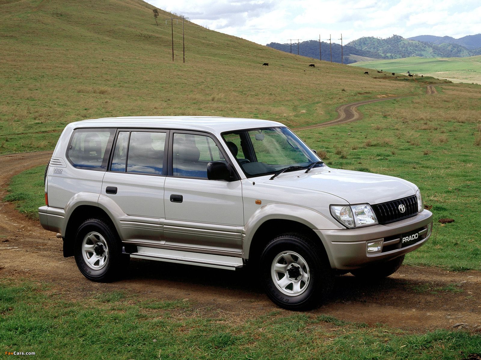 Toyota Land Cruiser Prado GXL 5-door AU-spec (J95W) 1999–2002 wallpapers (1600 x 1200)