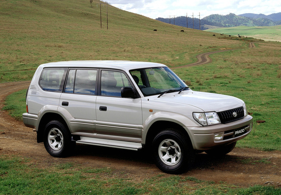 Toyota Land Cruiser Prado GXL 5-door AU-spec (J95W) 1999–2002 wallpapers