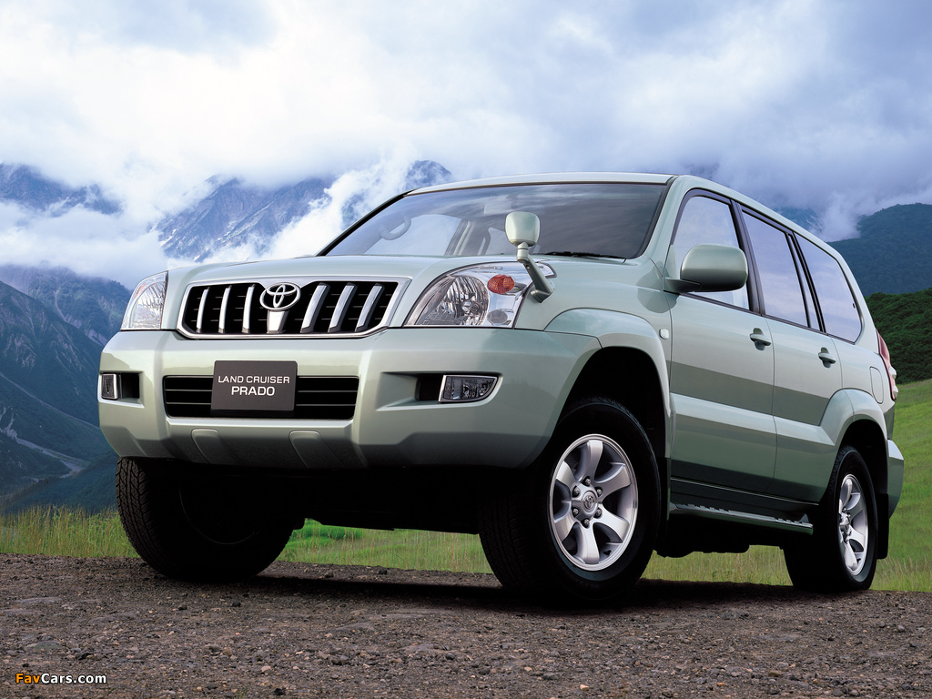 Toyota Land Cruiser Prado 5-door JP-spec (J120W) 2003–09 images (1024 x 768)