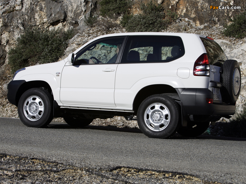 Toyota Land Cruiser Prado GX 3-door (J125W) 2003–09 images (800 x 600)