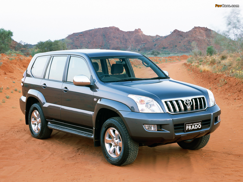 Toyota Land Cruiser Prado GXL 5-door AU-spec (J120W) 2003–09 photos (1024 x 768)