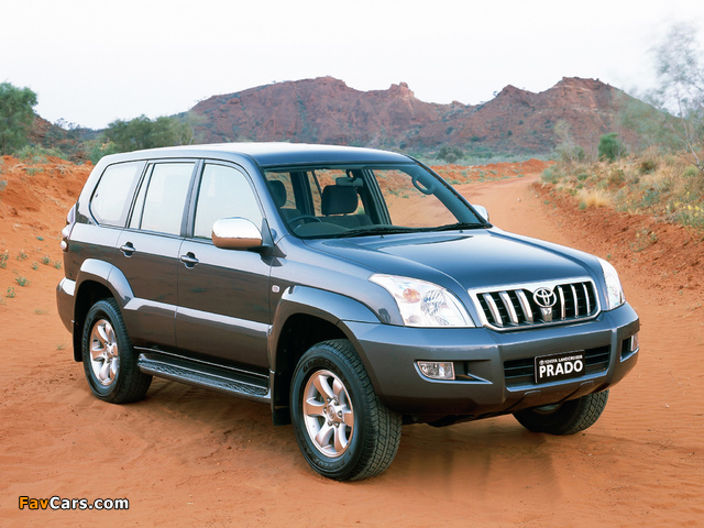 Toyota Land Cruiser Prado GXL 5-door AU-spec (J120W) 2003–09 photos (640 x 480)