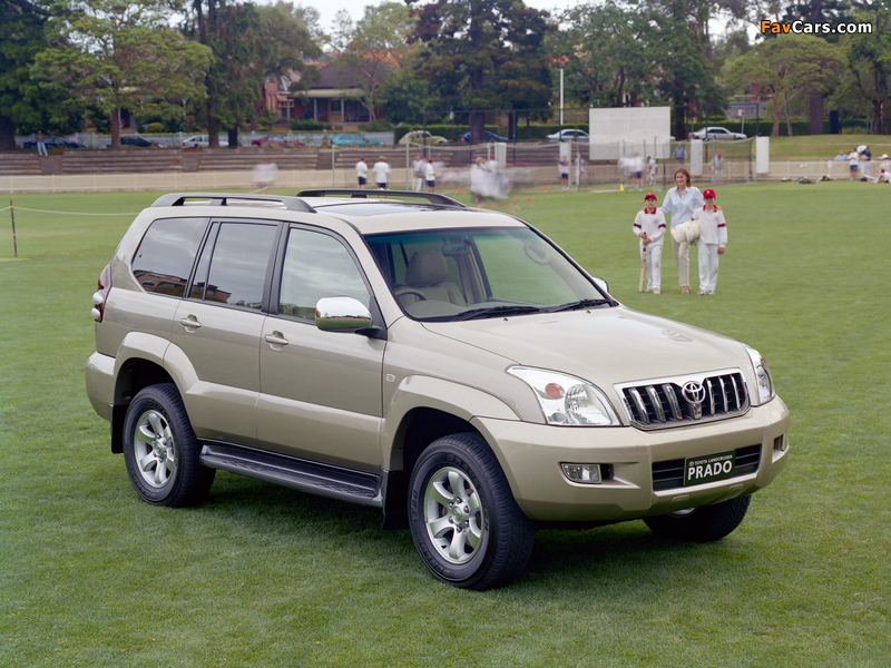 Toyota Land Cruiser Prado Grande 5-door AU-spec (J120W) 2003–09 pictures (800 x 600)