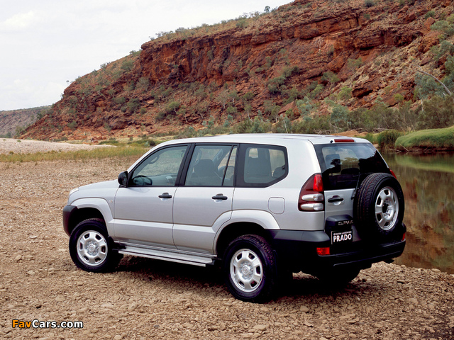 Toyota Land Cruiser Prado GX 5-door AU-spec (J120W) 2003–09 wallpapers (640 x 480)