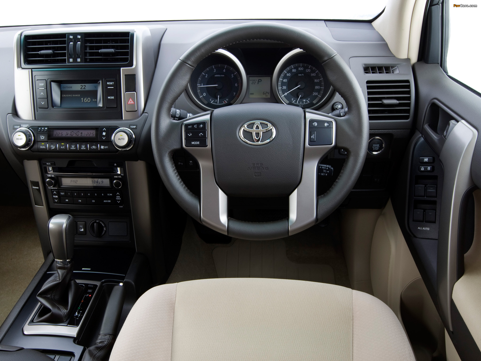 Toyota Land Cruiser Prado GX 5-door AU-spec (150) 2009 pictures (2048 x 1536)