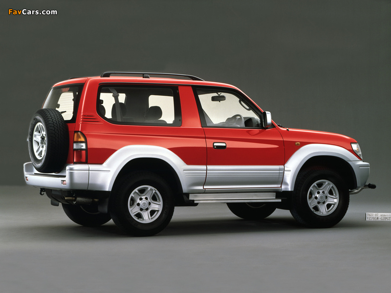 Toyota Land Cruiser Prado 3-door (J90W) 1996–99 wallpapers (800 x 600)