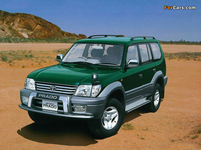 Toyota Land Cruiser Prado 5-door JP-spec (J95W) 1999–2002 wallpapers (640 x 480)