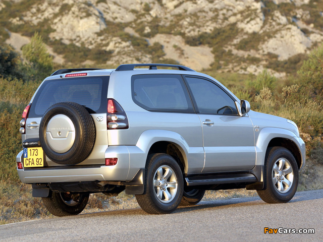 Toyota Land Cruiser Prado 3-door (J125W) 2003–09 wallpapers (640 x 480)