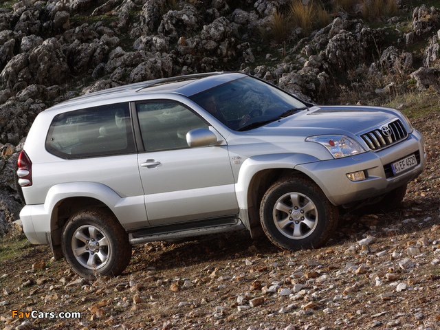 Toyota Land Cruiser Prado 3-door (J125W) 2003–09 wallpapers (640 x 480)