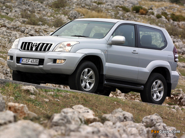 Toyota Land Cruiser Prado 3-door (J125W) 2003–09 wallpapers (640 x 480)