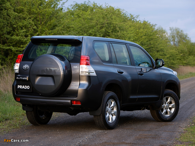 Toyota Land Cruiser Prado GX 5-door AU-spec (150) 2009 wallpapers (800 x 600)