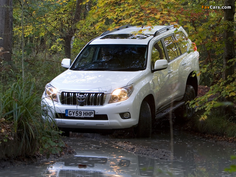 Toyota Land Cruiser Prado 5-door UK-spec (150) 2009 wallpapers (800 x 600)