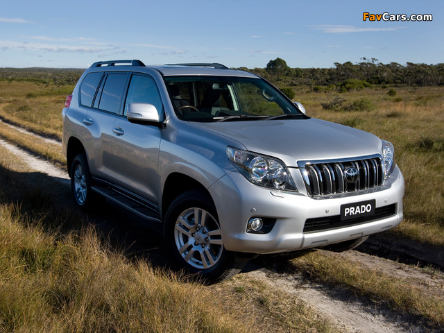 Toyota Land Cruiser Prado 5-door AU-spec (150) 2009 wallpapers (640 x 480)