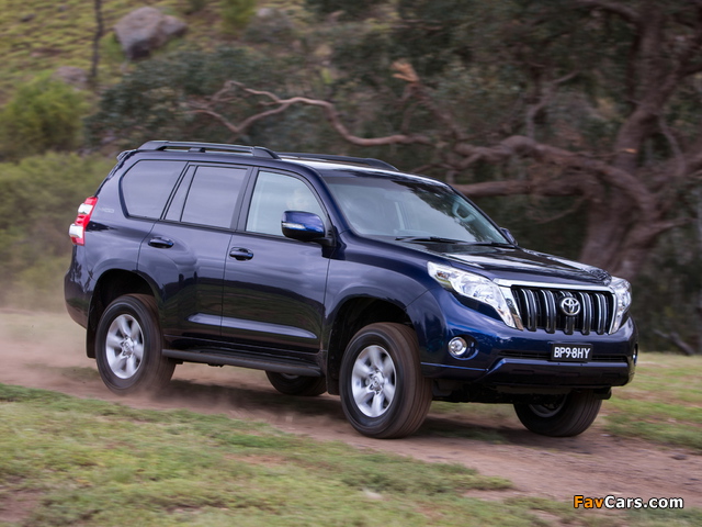 Toyota Land Cruiser Prado AU-spec (150) 2013 wallpapers (640 x 480)