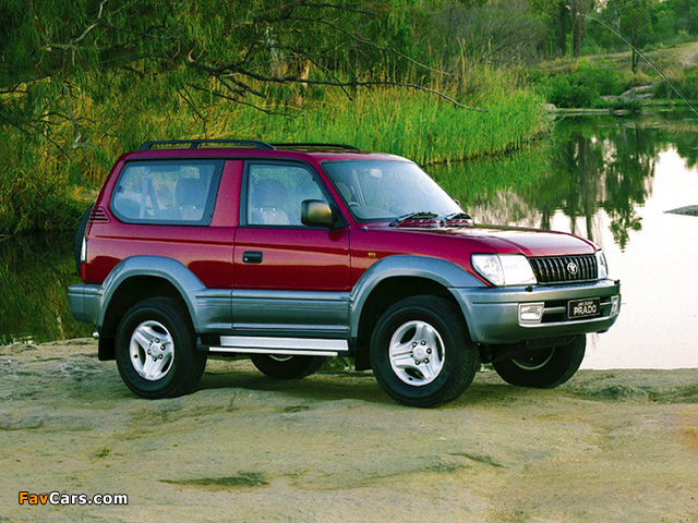 Toyota Land Cruiser Prado 3-door ZA-spec (J90W) 1999–2002 wallpapers (640 x 480)