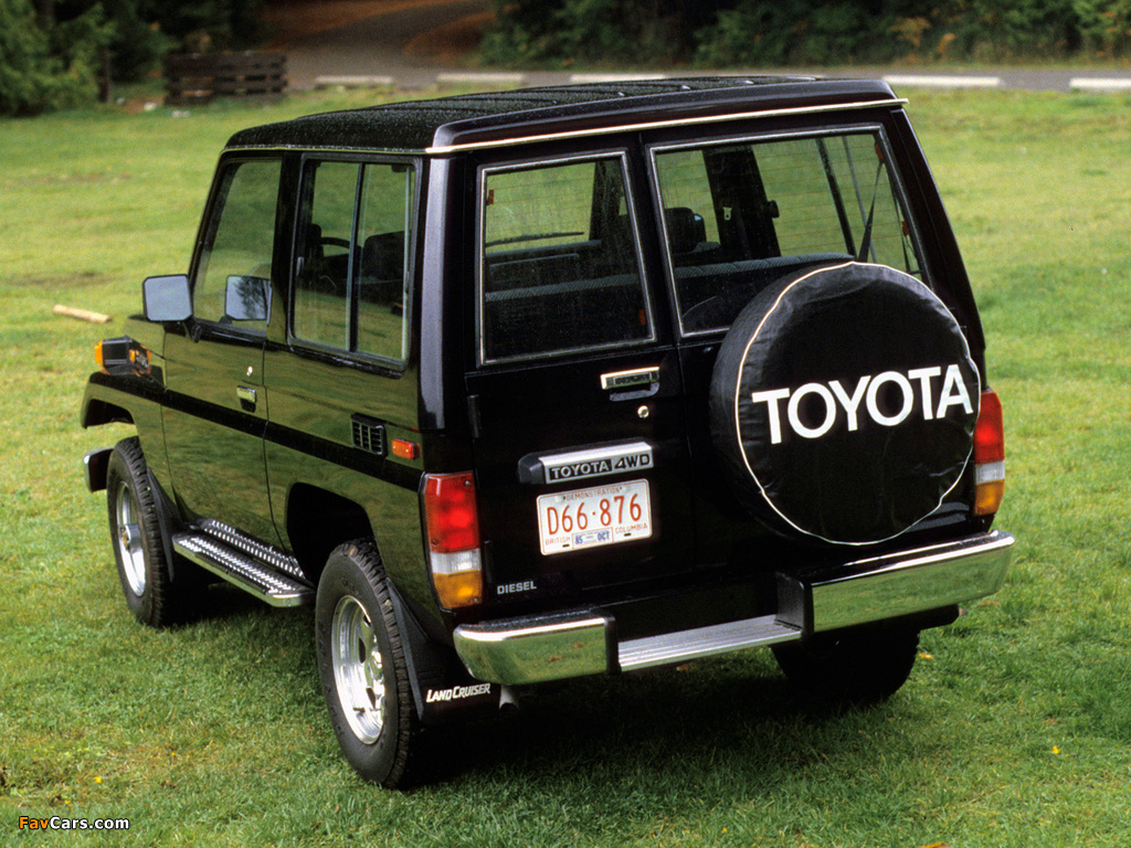 Images of Toyota Land Cruiser (BJ71V) 1985–90 (1024 x 768)