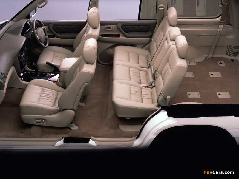 Images of Toyota Land Cruiser 100 Wagon VX Limited G-Selection JP-spec (UZJ100W) 1998–2002 (800 x 600)