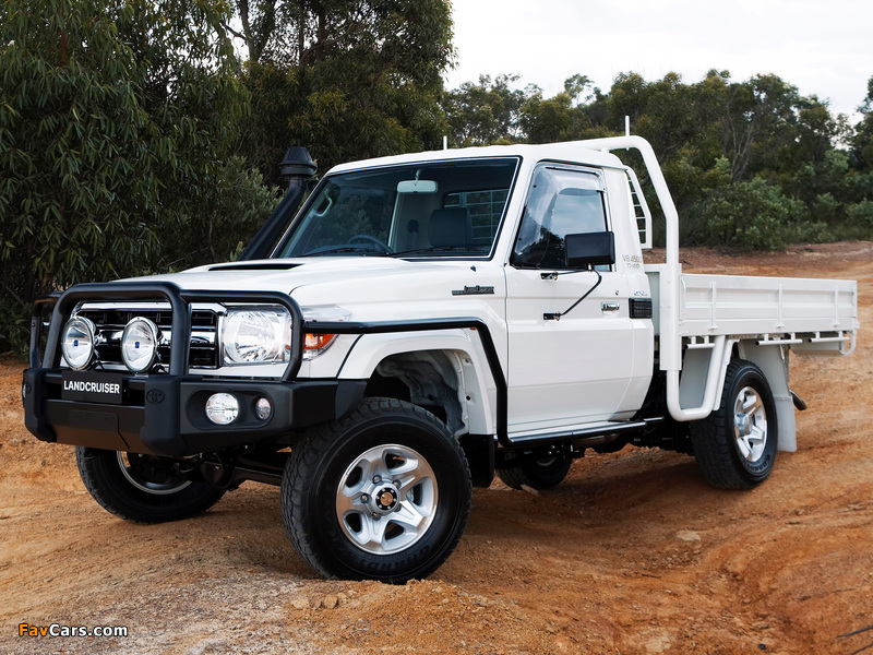 Images of Toyota Land Cruiser Cab Chassis GXL (J79) 2007 (800 x 600)